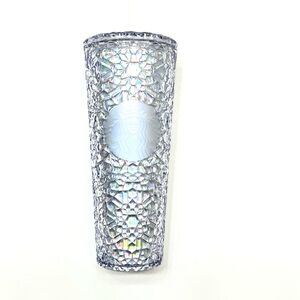 NWT Starbucks 2024 Holiday Iridescent Gem Plastic Venti Tumbler, 710ml